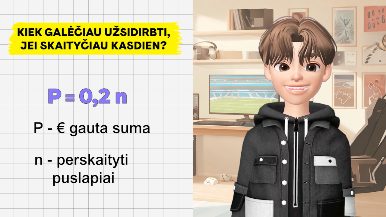 Tarpusavyje susiję dydžiai. Formulės, lentelės ir grafikai