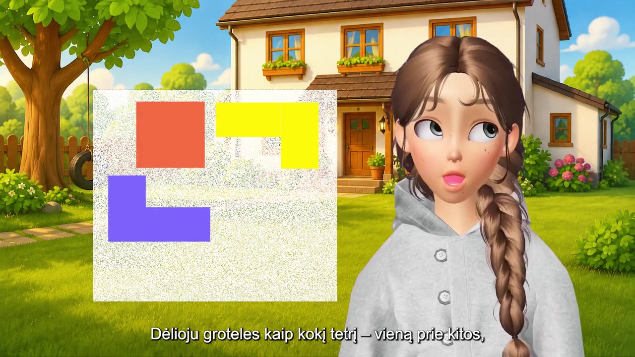 Kaip apskaičiuoti nežinomos stačiakampio kraštinės ilgį, kai žinomas jo perimetras?