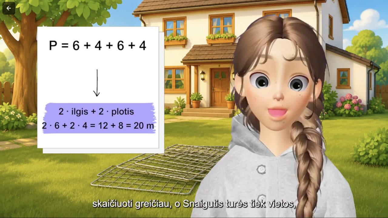 Kas yra daugiakampio perimetras?